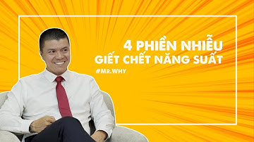 4 phiền nhiễu giết chết năng suất lao động của bạn | Phạm Ngọc Anh - Mr Why