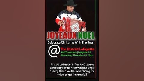 Thumbnail of Christmas Night in Lafayette with Keith Frank "Teddy Bear" Video Shoot