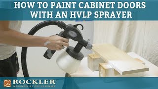 Learn how to paint cabinet doors and drawer fronts using the Rockler HVLP Finishing Sprayer. The team from Rogue Engineer 