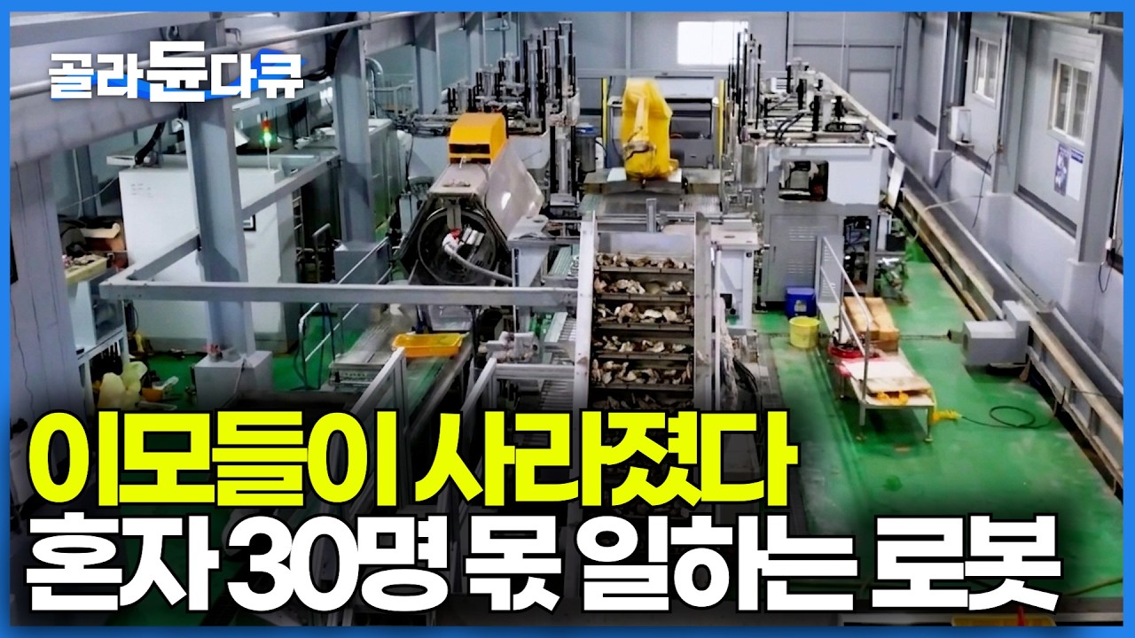 굴공장 이모들 사라지고 그 자리에 로봇이 있다. 30명분 혼자서 뚝딱 해결하는 기계의 등장｜극한직업｜#골라듄다큐