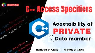 private access specifier in c++ | private access specifier with example in c++ (hindi)