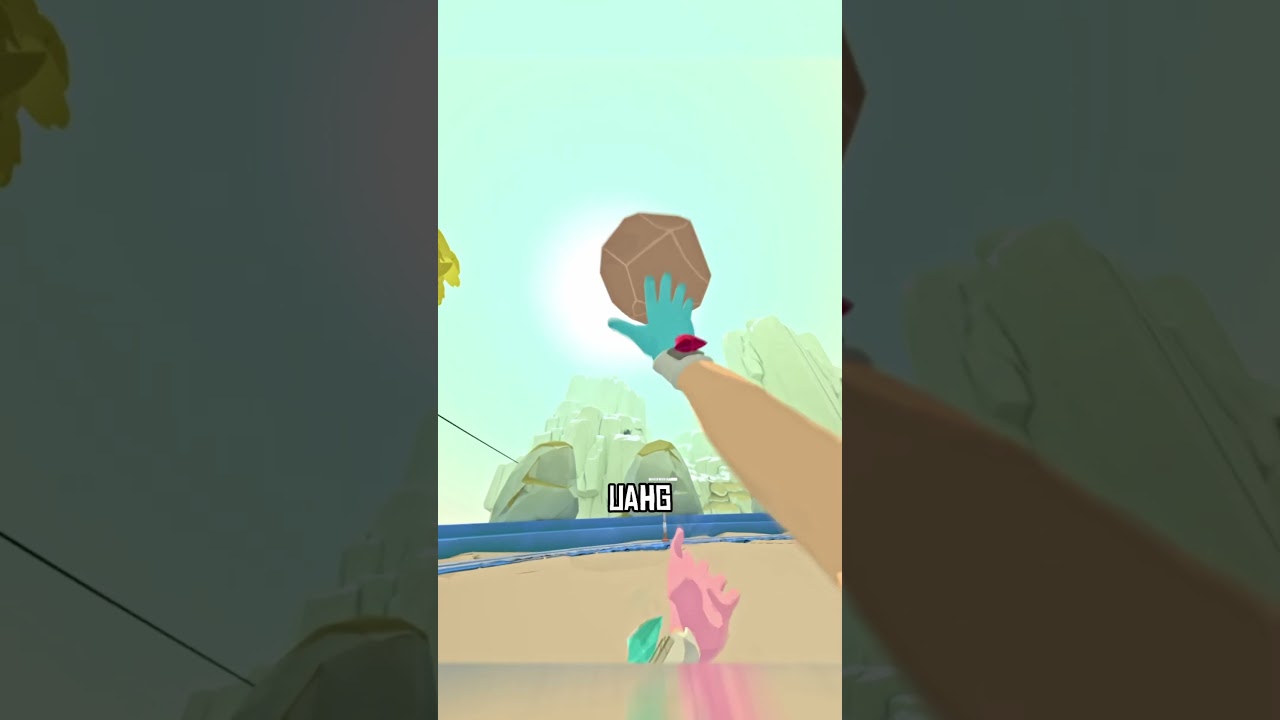 HOW TO STOP EATING ROCKS (in RUMBLE VR) #Shorts