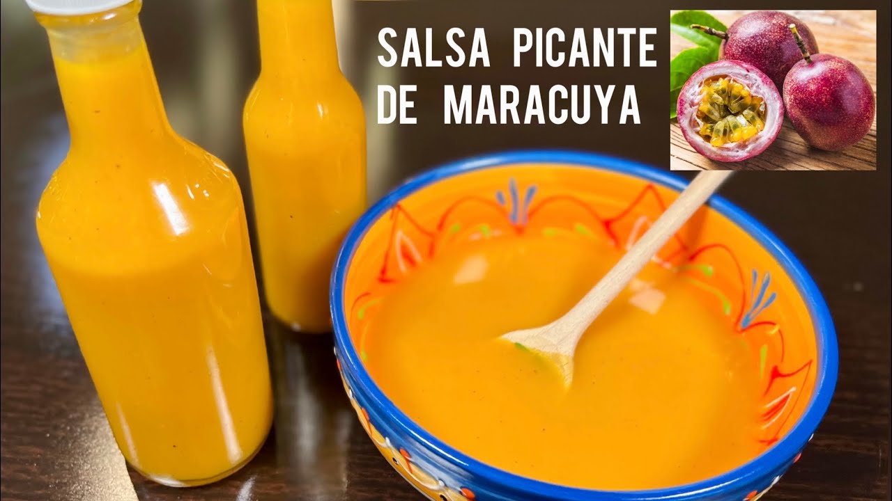 SALSA PICANTE DE HABANERO MARACUYA PARA EMPRENDER TU NEGOCIO / SALSA PICANTE