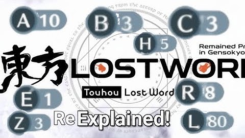 Touhou Lost Word Re-Explained! - Universes