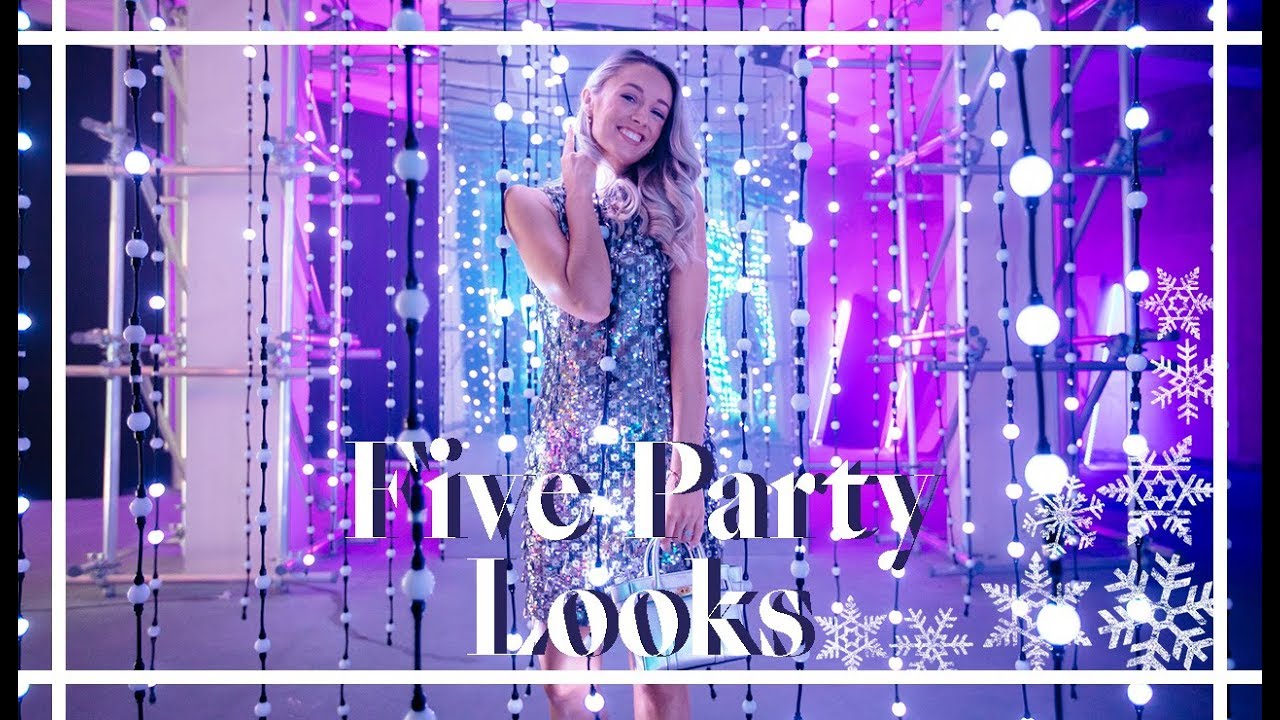 5 PARTY LOOKS // A Sparkling Lookbook + What To Wear for Christmas & New Years Eve!