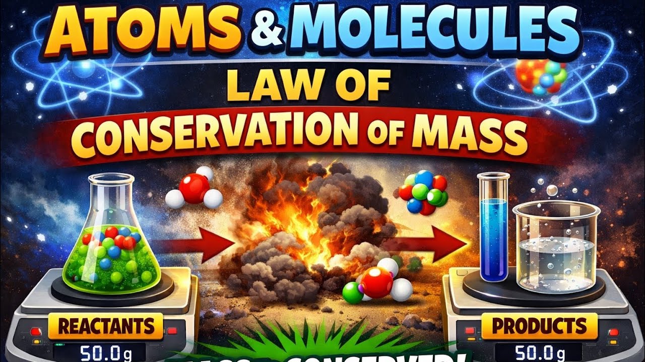 ATOMS AND MOLECULES #CBSE#NCERT