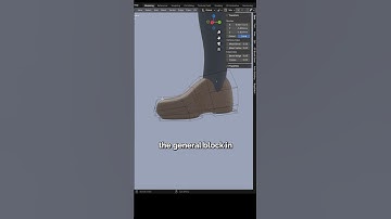 Making shoes the easy way in Blender with subdivision surface modifier and edge loops