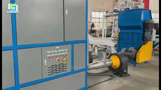 The expandable polystyrene recycling line