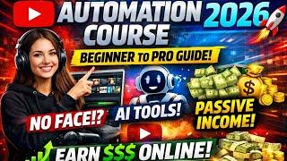 YouTube Automation Course 2026 🚀 | Step-by-Step Beginner to Pro Guide (Earn Passive Income 💰) screenshot 3