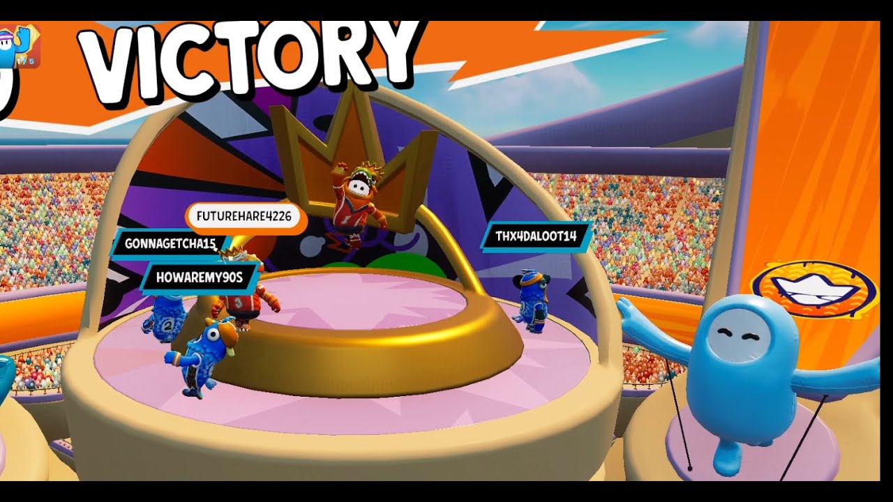 FALL GUYS CROWN JAM IN FORT!