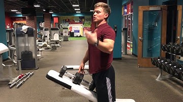 Incline Dumbbell High Rows
