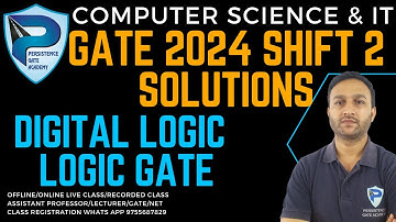 GATE 2024 CSE Shift 2 Digital Logic SOP POS logic gate Based questions