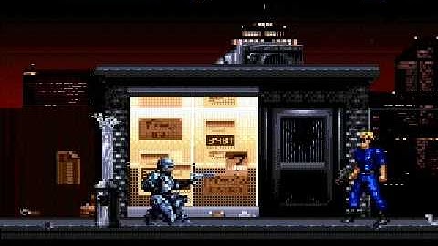 RoboCop vs. The Terminator Intro Sega Genesis