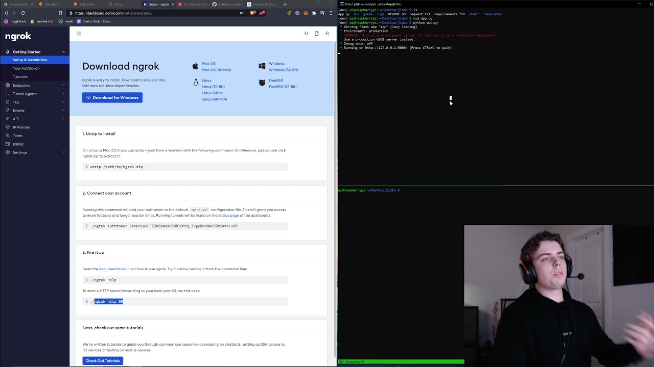 Linking DialogFlow and Python
