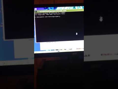 How to enter command prompt windows xp ibm pc