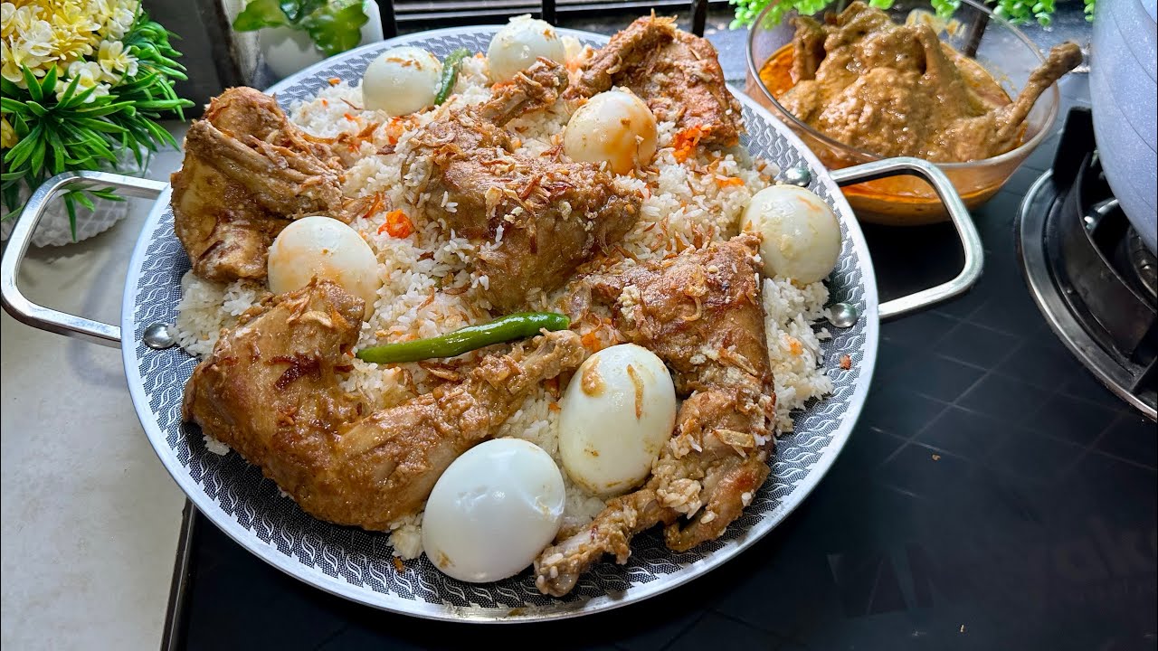 Свадебный рецепт Полао Бари Морог | Курица в бангладешском свадебном стиле Polar | Бие Барир Моро...