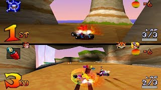 Crash Team Racing Multiplayer (2 Players) Hard | Road CTR Nitro-Fueled YouTube