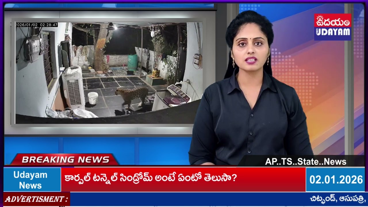 శ్రీశైలం  పాతాళగంగ మెట్ల దారిలో   చిరుతపులి సంచరించడం జరిగింది