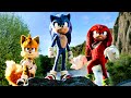 Sonic  knuckles  tails vs robotnik gigante   sonic 2  il film  clip in italiano