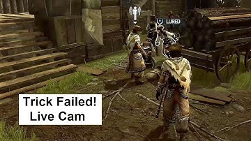 Trick Failed! Live Cam. AC4 Multiplayer Trick with Bodyguard. Deathmatch in ST Manieu