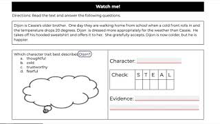 Example of Indirect Characterization