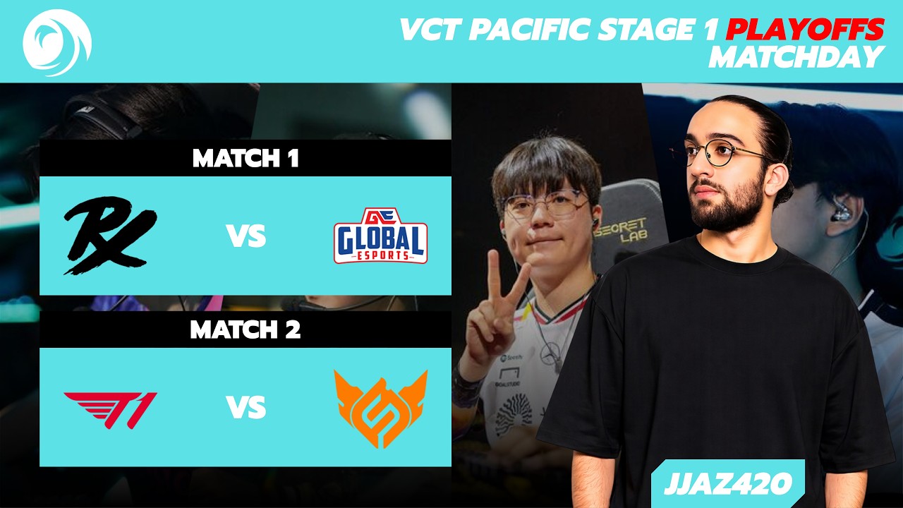 🔴Live ดูแข่ง PAPER REX vs GE l FULLSENSE vs T1 l VCT Pacific Playoffs l !member !โดเนท
