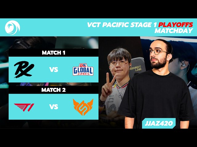 🔴Live ดูแข่ง PAPER REX vs GE l FULLSENSE vs T1 l VCT Pacific Playoffs l !member !โดเนท