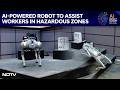 India AI Summit 2026 | AI-Powered Robot Designed To Assist Workers In Hazardous Zones