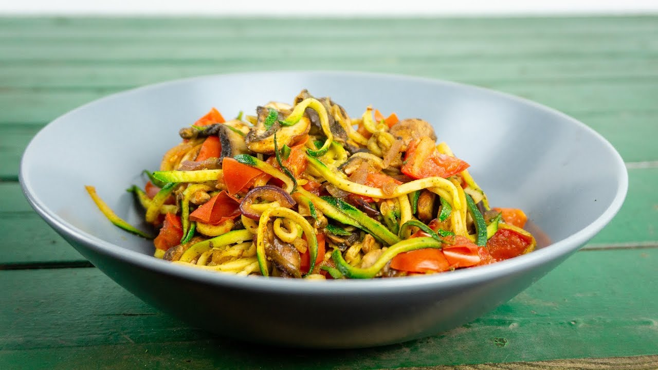 Zoodeln mit Pilzen | leichte Sommerküche