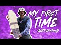 My First Time Surfskating | How Good I Am After Only 1 Day ? | YOW Surfskate