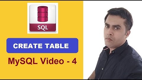 I B KUMAR | Create Table in SQL 🔥🔥 | MySQL Video Tutorials || Mysql tutorial for beginners in hindi