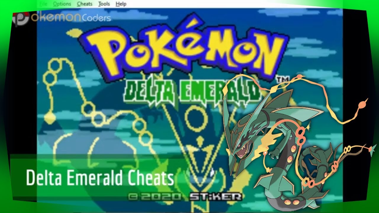 Pokemon Delta Emerald Cheats For Gba Infinite Exp Walk Through Walls Shiny And More Youtube