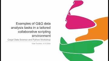 Data Science Workshop - G&G analysis in a tailored collaborative scripting environment by Aker BP