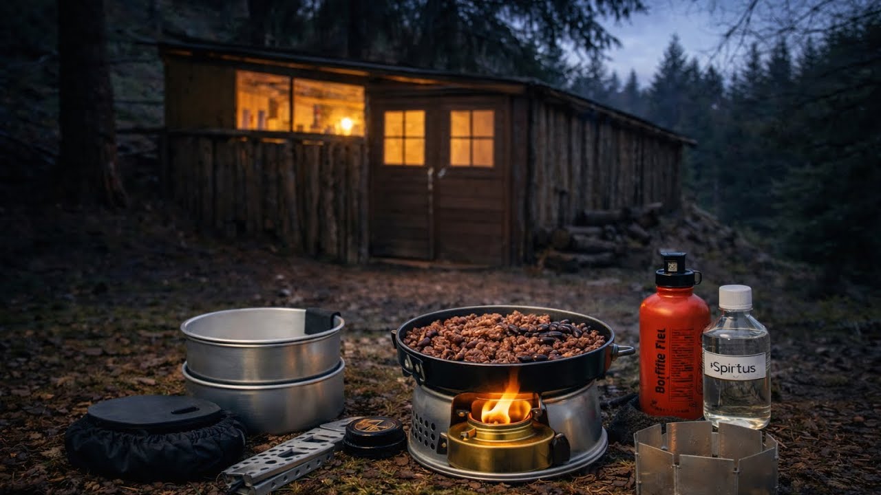 Allein im Wald | Shelter & Kochen im Trangia