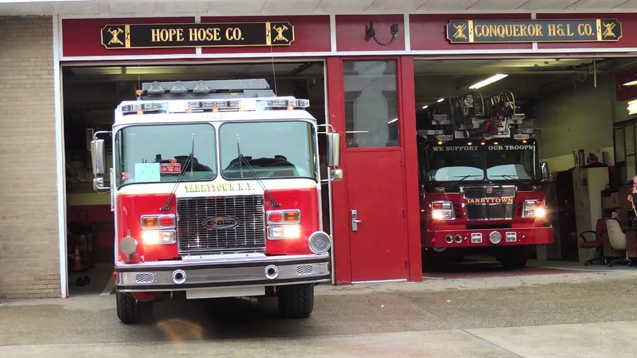 Tarrytown FD Car 2463 + Ladder 37 + Engine 79 Responding YouTube