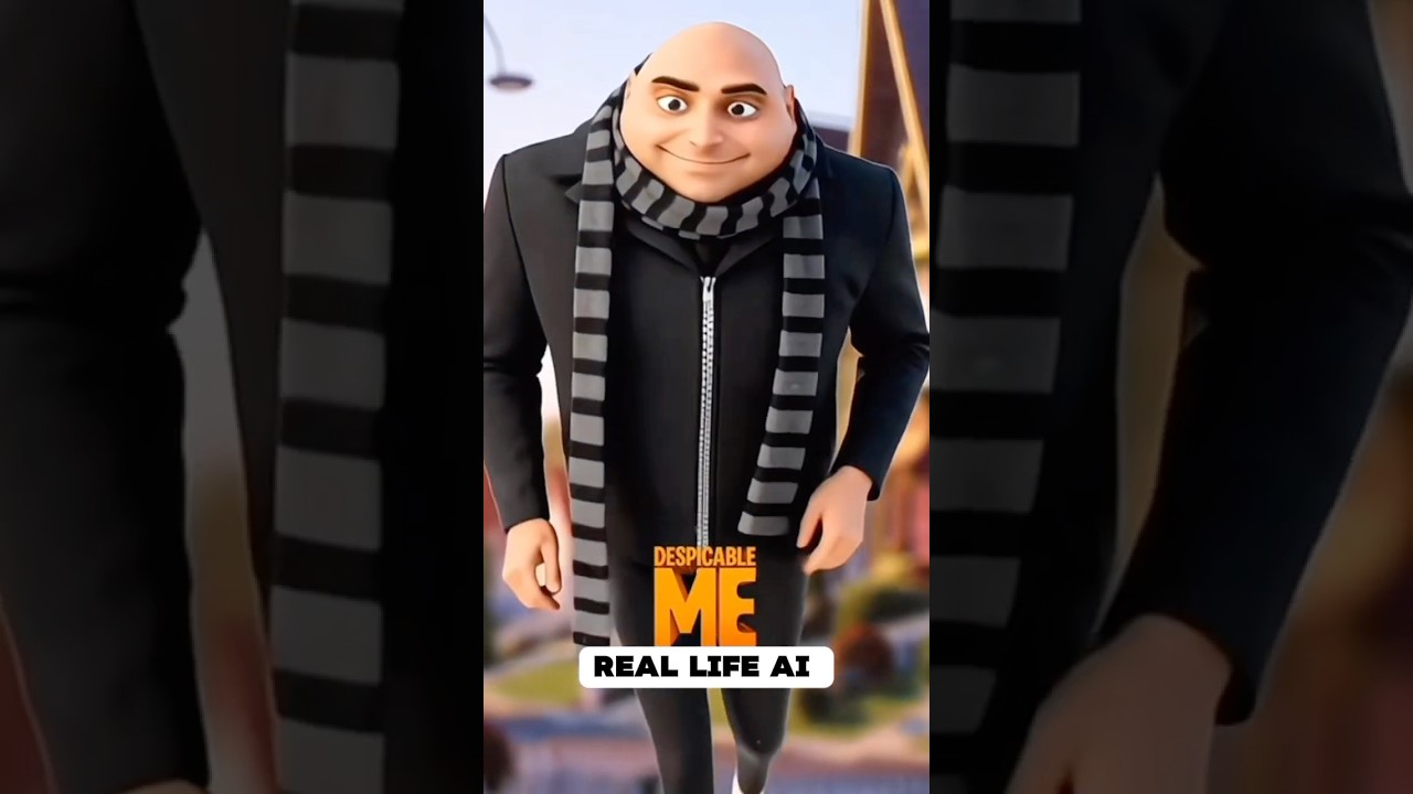 DESPICABLE ME IN REAL VERSION IA 😱 