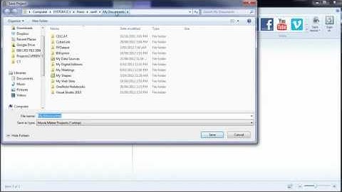 06 - Save the project - Windows Movie Maker