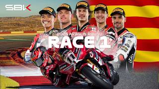 🔴 LIVE WorldSBK 2026 Aragon Round | Race 1 | Tracking Timing Data & Commentary
