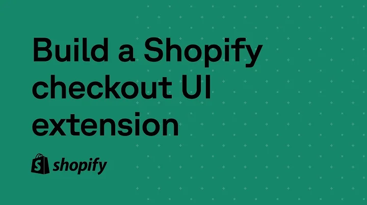 Build a Shopify Checkout UI Extension in 10 Minutes with Gadget