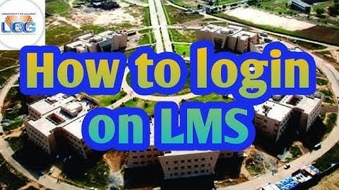 How to login on LMS(UOG) | UOG marghzaar campus - University of Gujrat