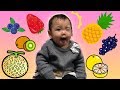 【生後11ヶ月】あーちゃん初挑戦のフルーツ食べてみたらどんな反応するかな?♡