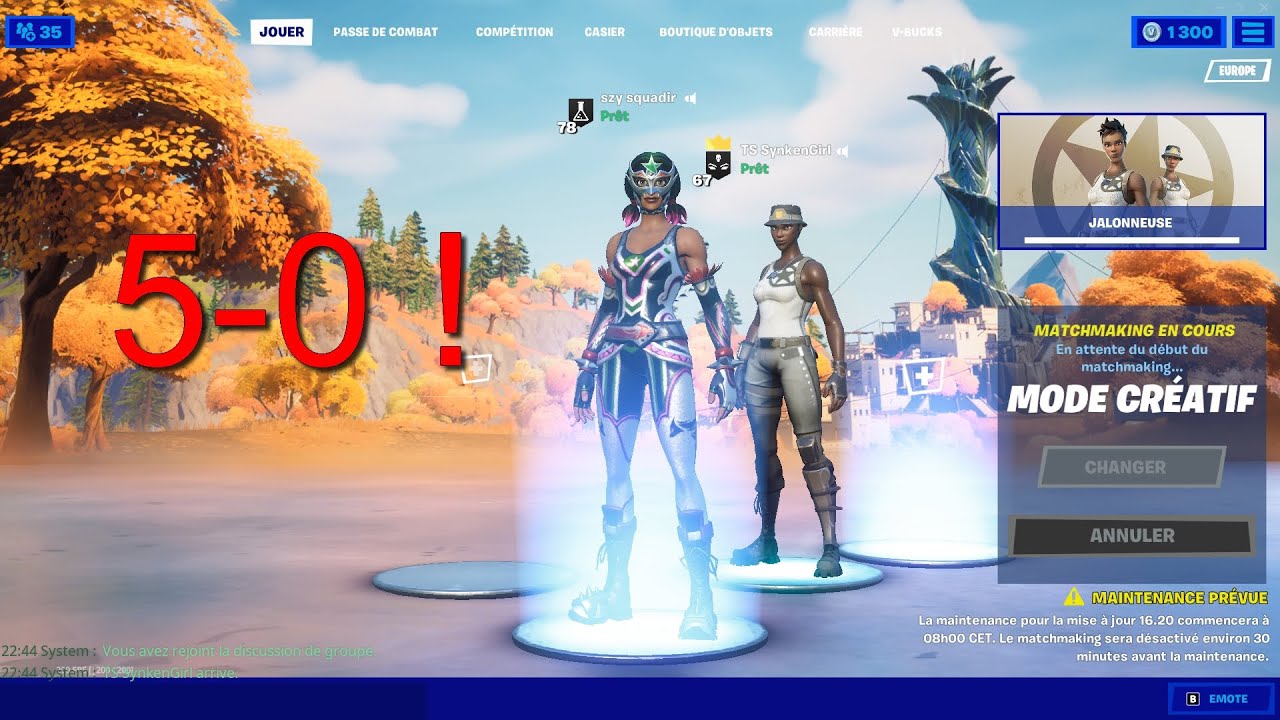 Je 5-0 SynkenGirl en réalistic !? ( W/réaction )