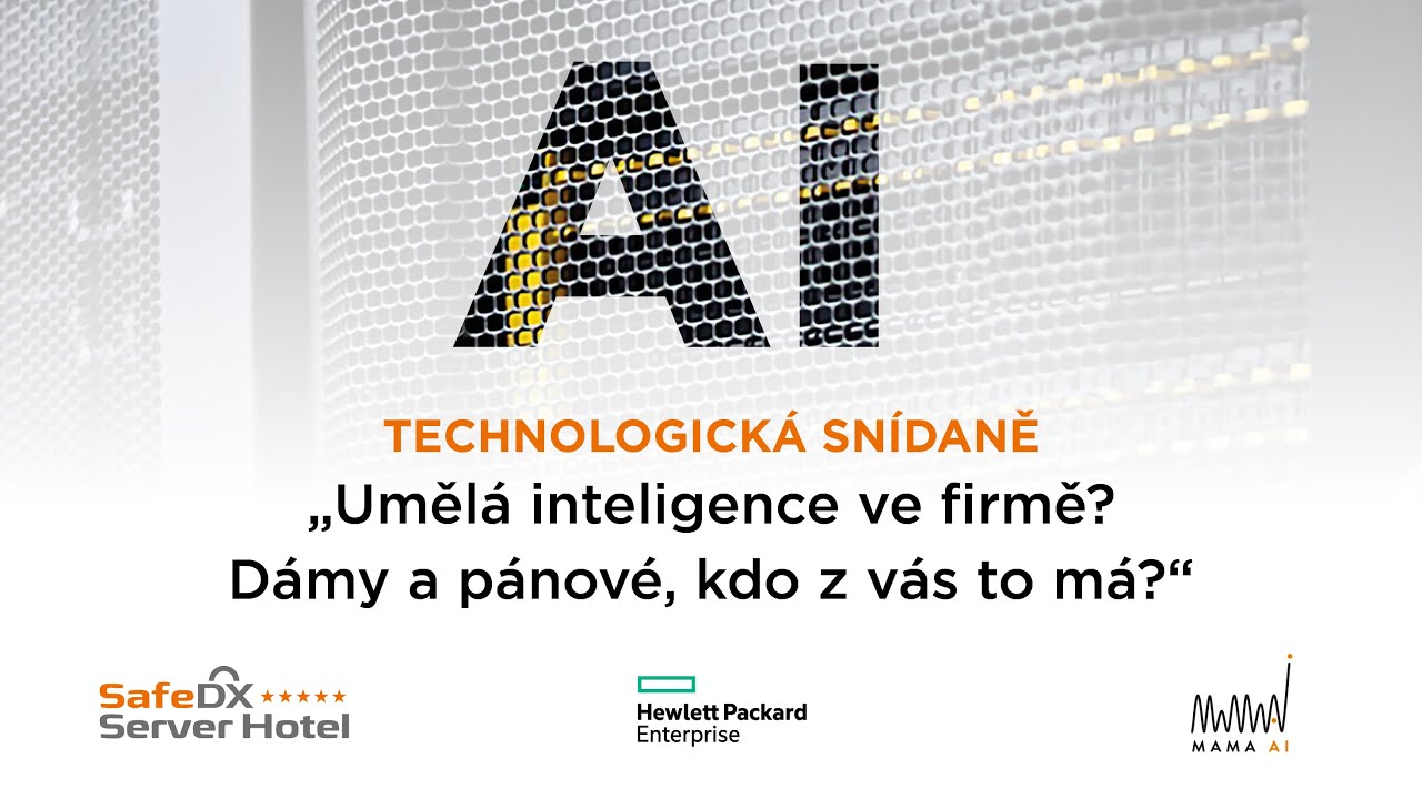 AI technologická snídaně SafeDX – Miroslav Černík (SafeDX) – Když běžné racky nestačí