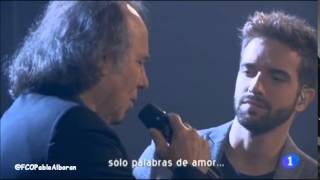 Pablo Alborán en el especial Navidad de Joan Manuel Serrat