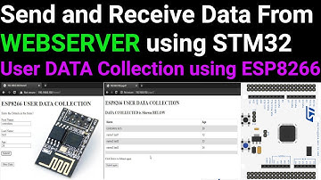 ESP8266 WEBSERVER Send and Receive DATA using STM32 || Ring Buffer || CubeIDE