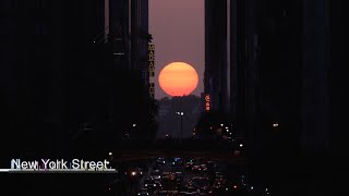 Manhattanhenge (full sun day) NYC with Dr. Neil deGrasse Tyson May 30 2023