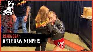 Ronda Rousey's Post-RAW Memphis Q&A (Sasha Banks, Nia Jax & Royal Rumble thoughts)