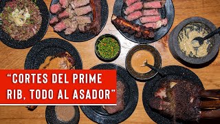 Cortes del Prime Rib, todo al asador