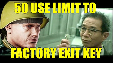 Factory Exit Key HIT With 50 Use Limit - How To Refill | Escape From Tarkov
