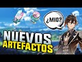 ¿Y ESTOS ARTEFACTOS?! ¿PARA QUIEN? NUEVOS SETS 3.6 ¿ROTOS? GENSHIN IMPACT gameplay español